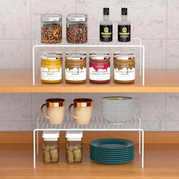 Kitchen Accessories Storage Inside Cabinet Desktop Rack Shelf Organizer