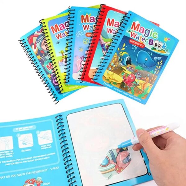 Reusable Magic Water Book For Kids