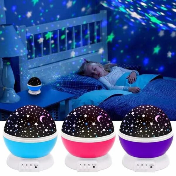 Night Light Star Lamp Starry Sky Projector Baby Light 360° Rotation LED Star Light Lamp Table Night Lamp
