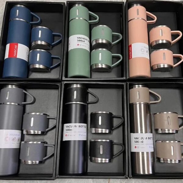 Vacuum flask set 3 in 1 set