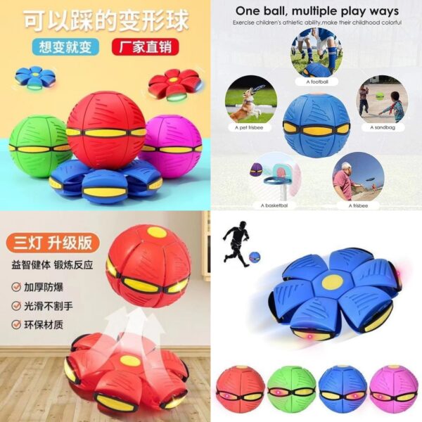 Magic Flying Ball And Frisbee