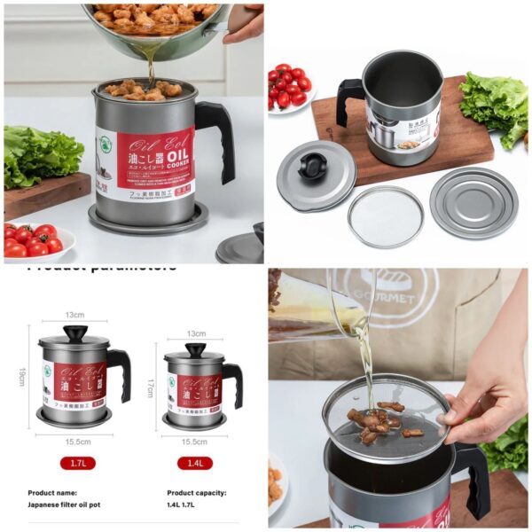 High Quality Fryer Oil Filter Pot