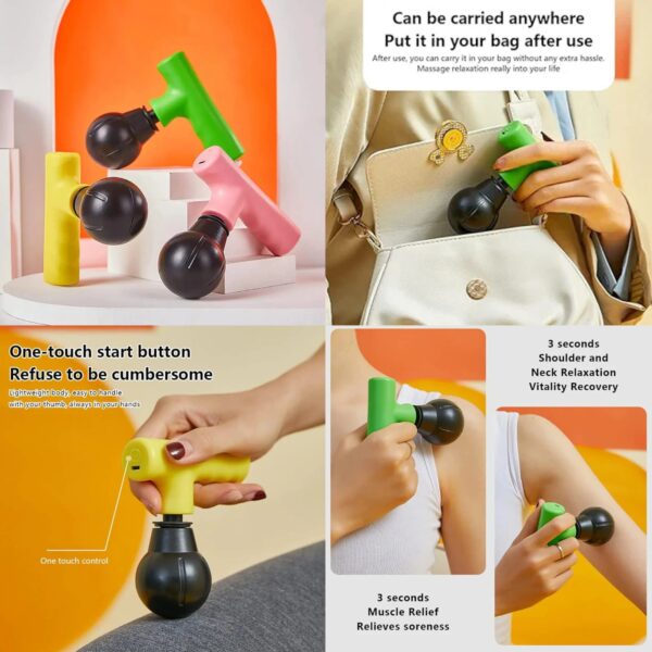 Mini Portable Massage Gun For Cream Facial