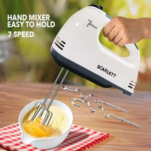 Scarlet 7 Speeds Electric Hand Beater