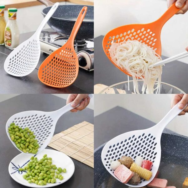 Large Heat-Resistant Long-Handle Colander