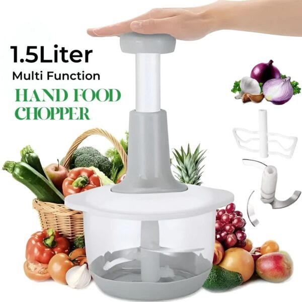 1.5 Liter Kitchen Handy Push Chopper