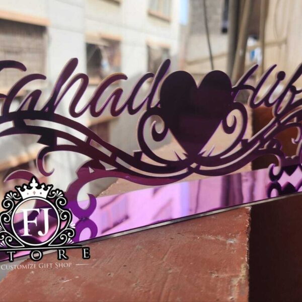 Acrylic Couple Table Stand