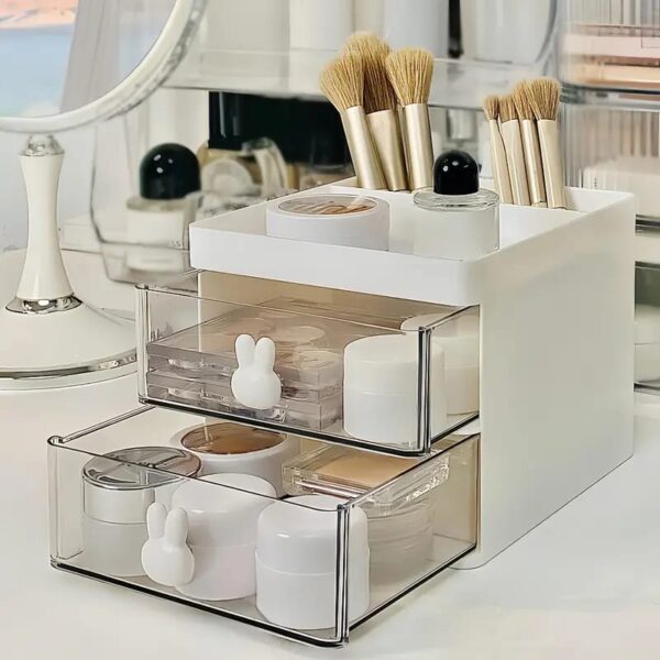 Rabbit Cosmetic Organizer with Drawers
