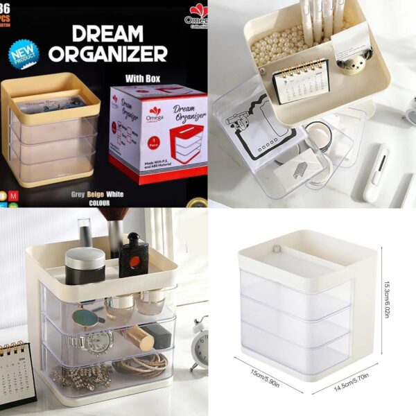 Multi purpose Dream Organizer Rotating Cosmetic Organizer