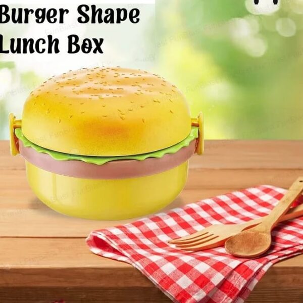 3 Layer Burger Shape Lunch Box for Kids & Adults
