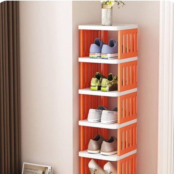 5 Layer Classic Plastic Shoe Rack Storage Organizer