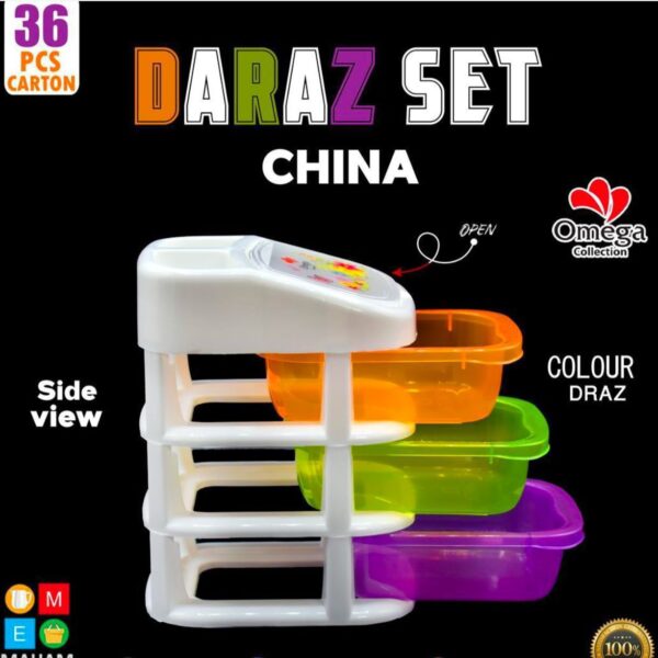 pack of 3 box set storage container