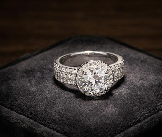 Silver Zircon Ring