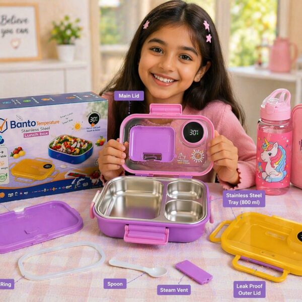 Bento Temperature Stainless Steel Lunch Box