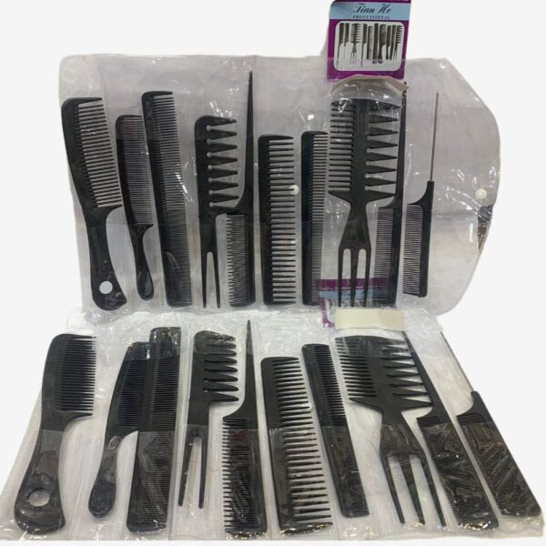 Professional Comb Set for Hair Styling (Pack of Multiple Combs)